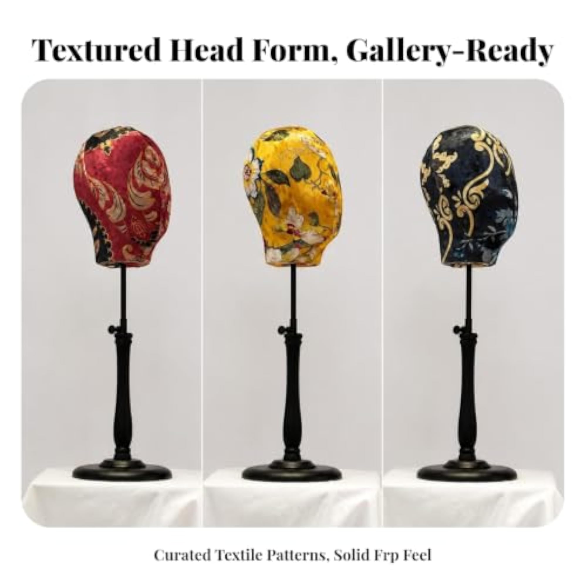 Adjustable Professional Cloth Head Display Stand for Hairpieces